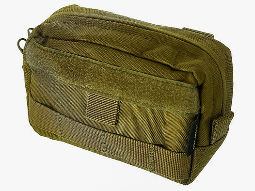 Coptex Tac-Bag I TAN, Klettband und 2 Innenschlaufen