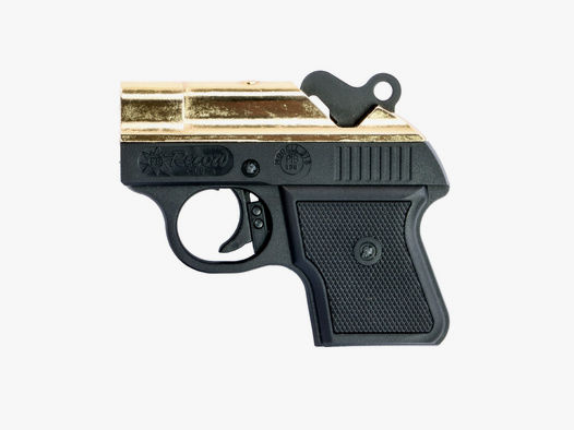 Schreckschuss Pistole Record Derringer Gold schwarz gold Kaliber 6 mm Flobert K. (P18)