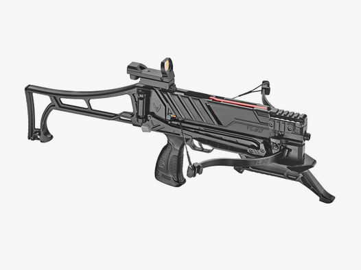 Multishot Pistolenarmbrust EK Archery Vlad 60/90 lbs Leuchtpunktvisier 16 Aluminiumpfeile und ZubehĂ¶r (P18)