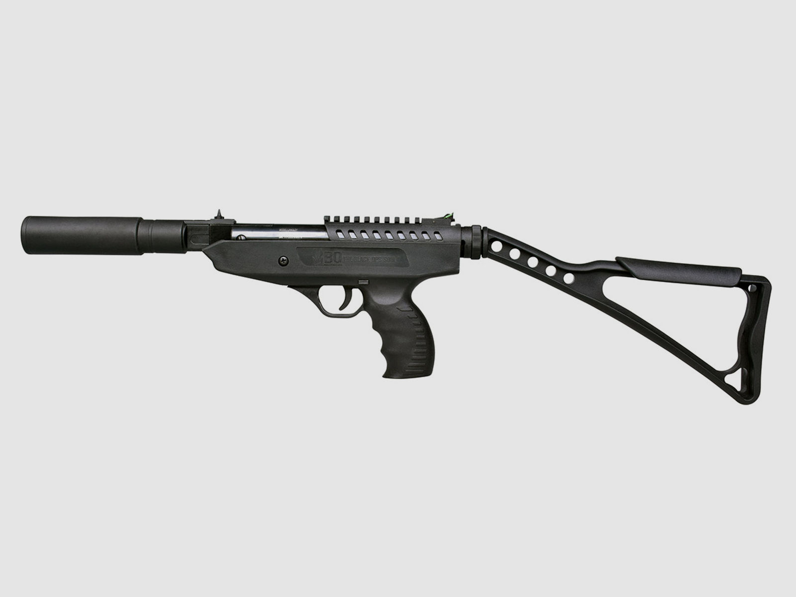 Knicklauf Luftpistole BO Manufacture Hitman Hinterschaft Kaliber 4,5 mm (P18)