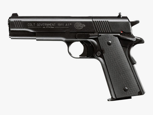 CO2 Pistole Colt Government 1911 A1 schwarz Kaliber 4,5 mm Diabolo (P18)