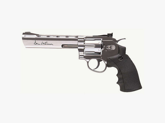 CO2 Revolver Dan Wesson 6 Zoll silber Kaliber 4,5 mm BB (P18)
