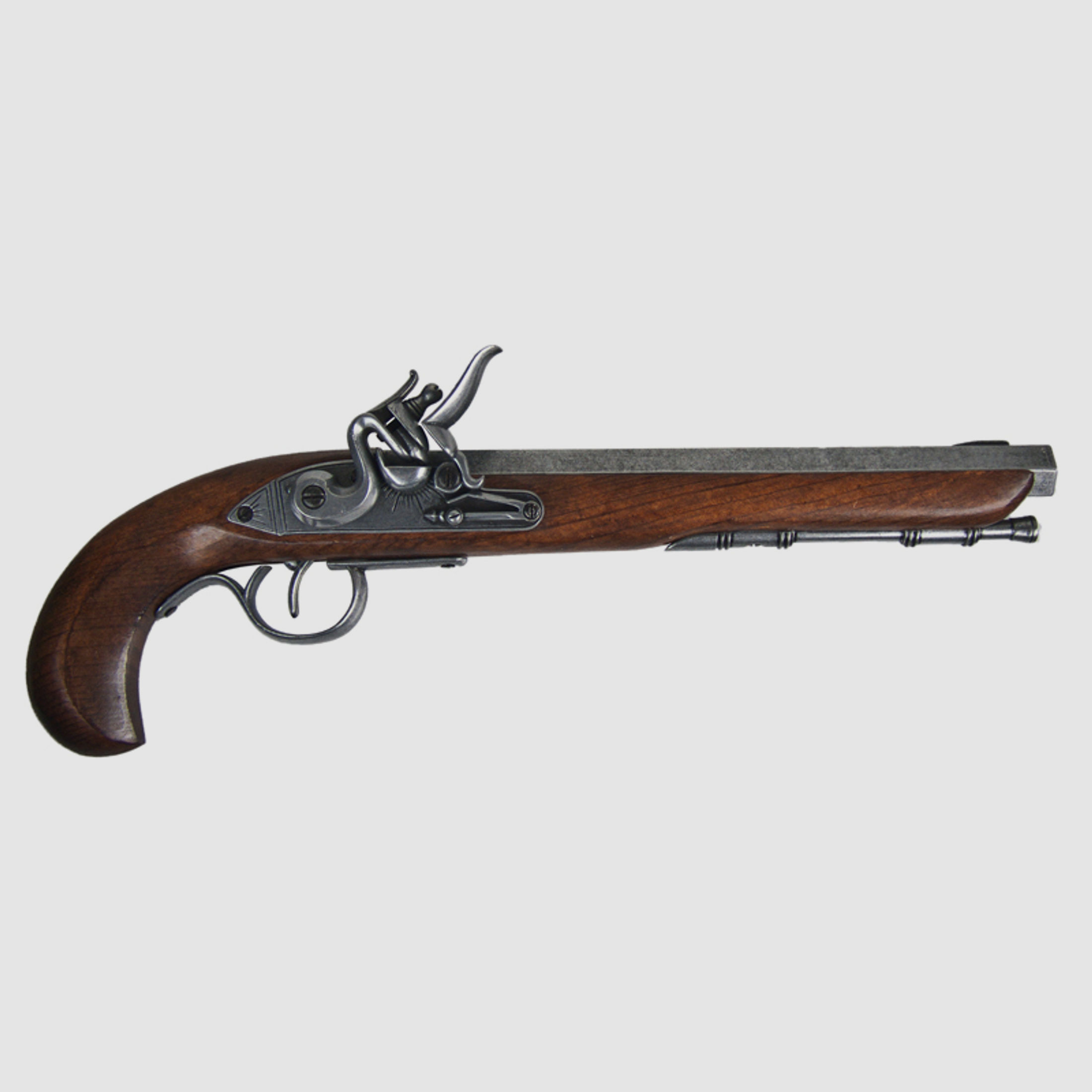 Dekopistole Duellpistole Kentucky USA 19. Jahrhundert, beweglich stahlgrau