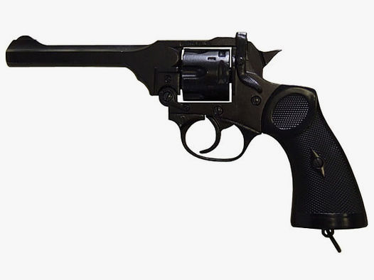 Deko Revolver Webley und Scott MkIV Kaliber .38/200, England 1932, OriginalmaĂźe