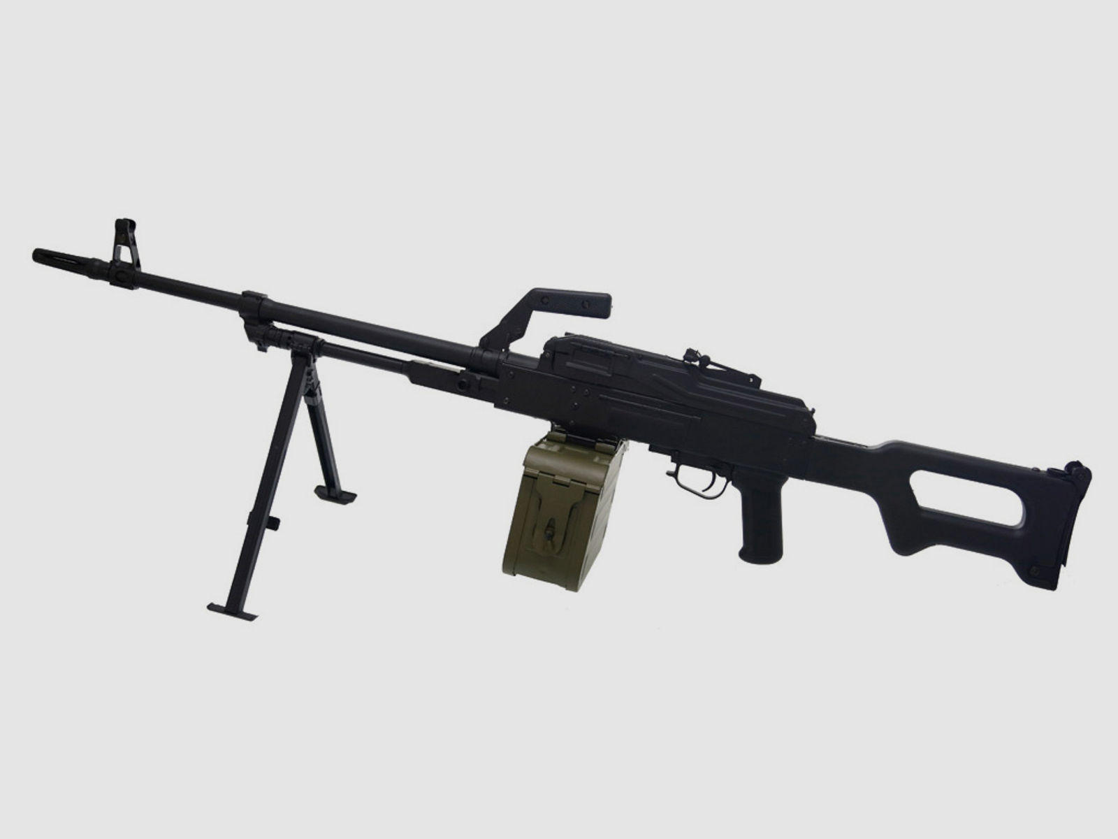Softair Maschinengewehr MG PKM Limited Edition AEG Vollmetall Full Auto Kaliber 6 mm BB (FREI)