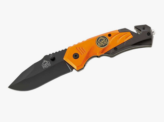 Rettungsmesser Puma Tec Stahl 420 KlingenlĂ¤nge 8,2 cm orange beschichtet (P18)