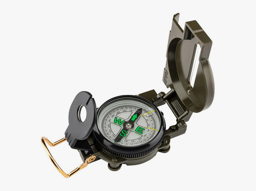 Ranger Kompass Herbertz 7,5 x 5,6 x 2,8 cm Teilung 360 Grad 64 Strich