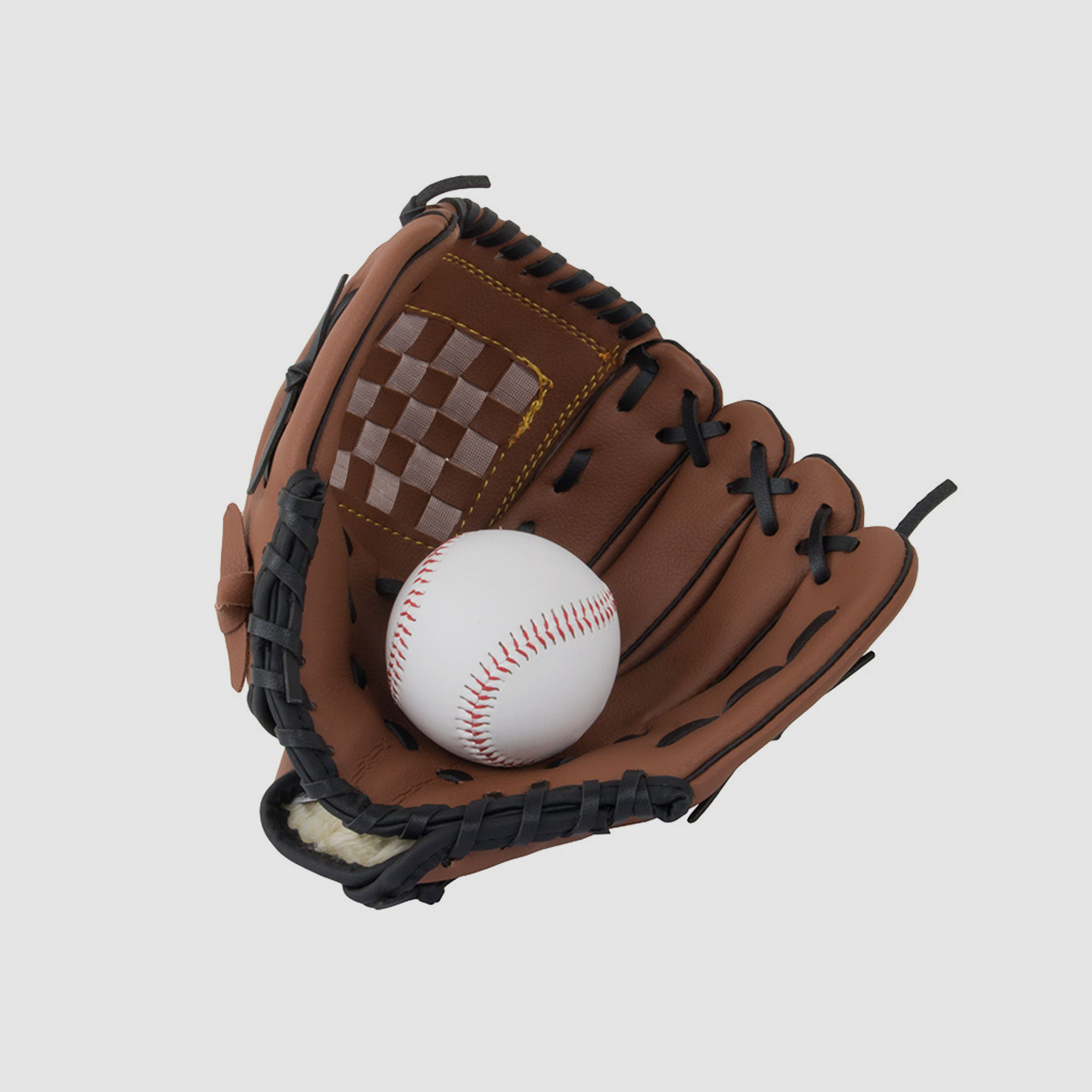 Baseball Handschuh Softball Handschuh grĂ¶Ăźe 10,5 Zoll inklusive Ball 7,2 cm