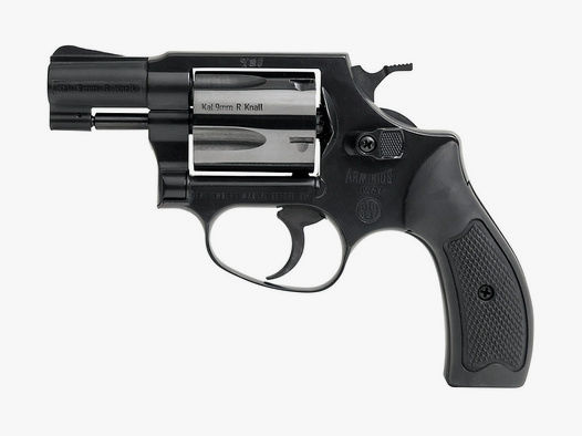 B-Ware Schreckschuss Revolver Weihrauch Arminius HW 37 schwarze Gummigriffschalen Kaliber 9 mm R.K. (P18)