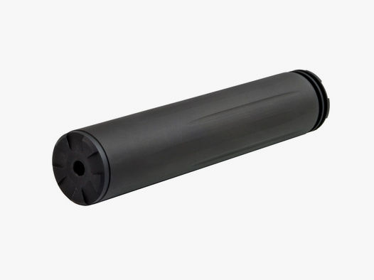 Weihrauch SchalldĂ¤mpfer XL schraubbar 1/2 Zoll UNF Gewinde schwarz Kaliber 4,5 bis 5,5 mm (P18)
