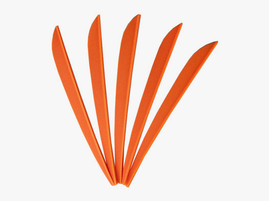 Impulse Kunststoffbefiederung 5er Pack Neon Orange