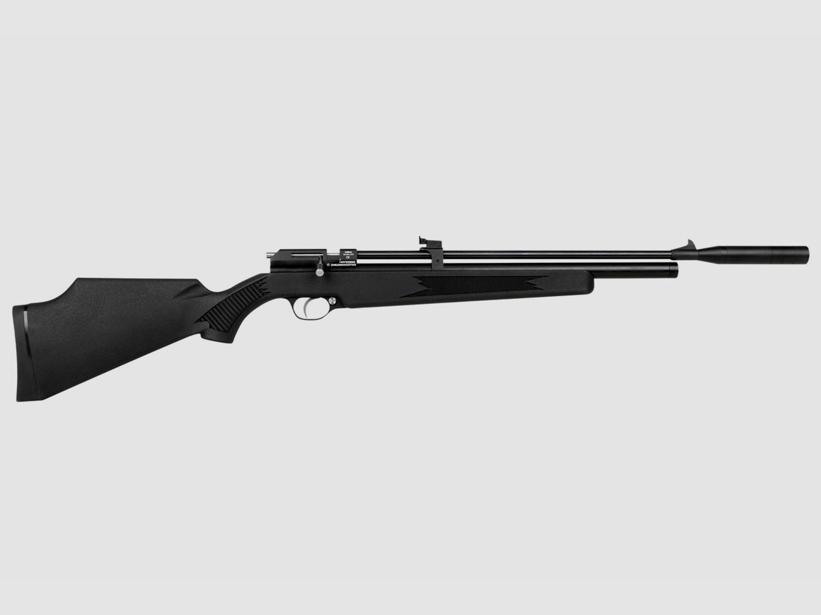 Pressluftgewehr Diana Stormrider Black schwarzer Kunststoffschaft mit Regulator 7 Schuss Magazin SchalldĂ¤mpfer Kaliber 5,5 mm (P18)