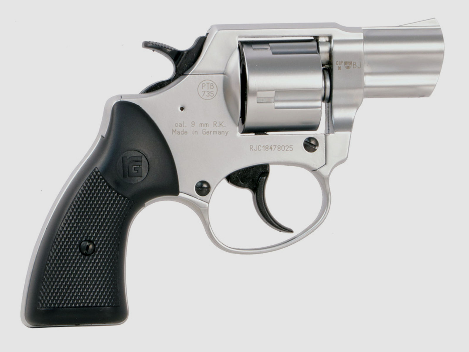 Schreckschuss Revolver RĂ¶hm RG 59 Alu Chrome Kaliber 9 mm R.K. (P18)