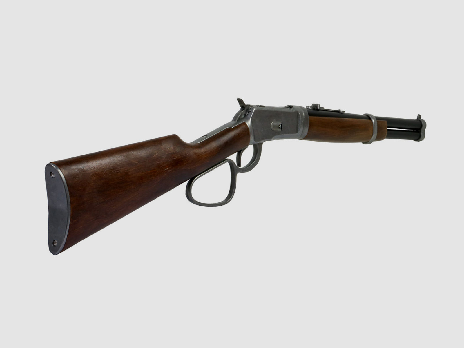 Deko Westerngewehr Kolser Winchester Mod. 92 Carbine USA 1892 realistisches Repetieren mit HĂĽlsenauswurf LĂ¤nge 82 cm altgrau