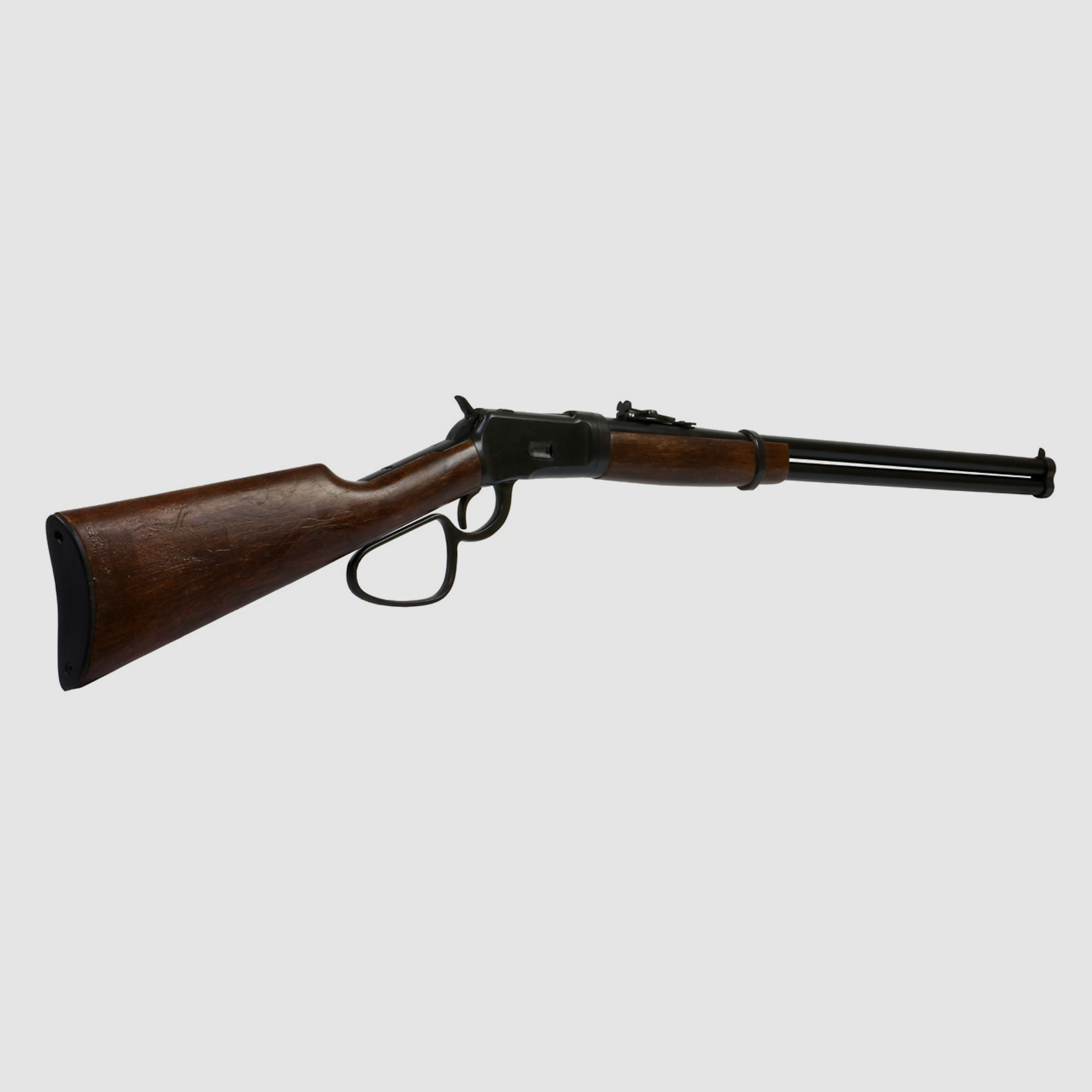 Deko Westerngewehr Kolser Winchester Mod. 92 Carbine Long Range USA 1892 voll beweglich LĂ¤nge 108 cm schwarz