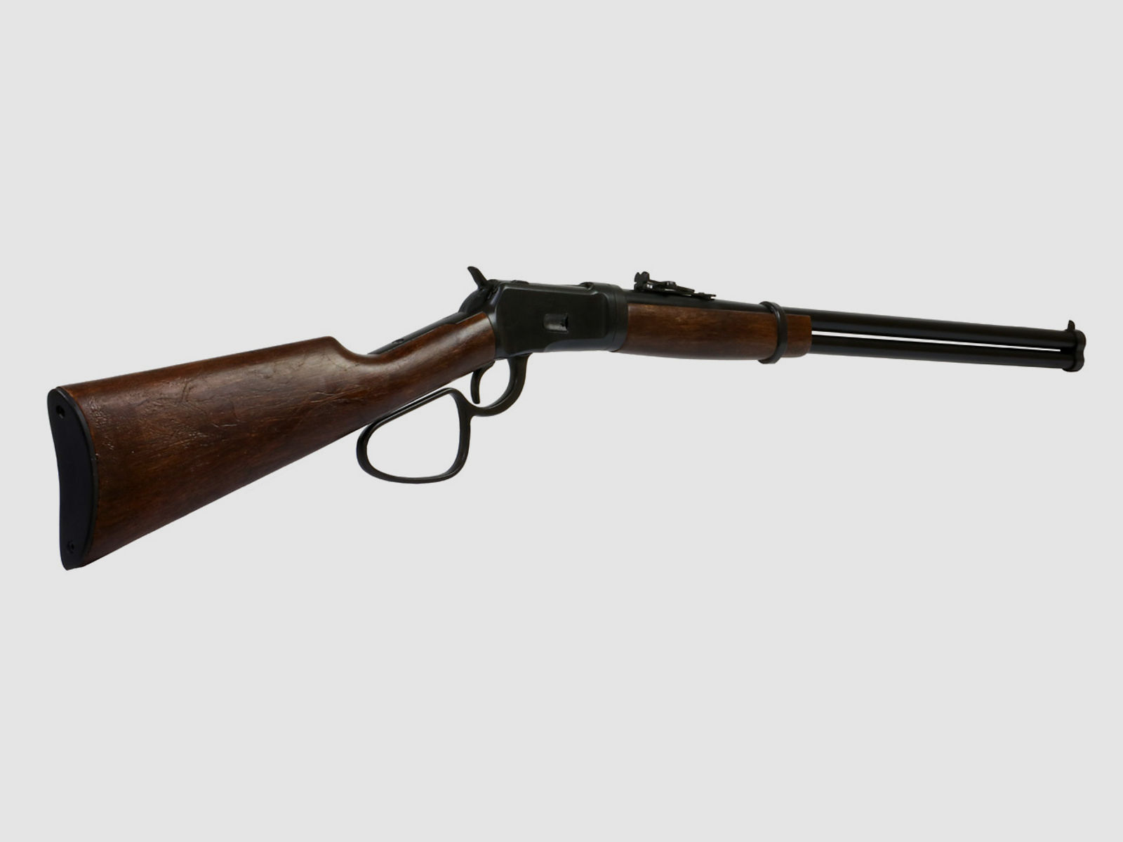 Deko Westerngewehr Kolser Winchester Mod. 92 Carbine Long Range USA 1892 realistisches Repetieren mit HĂĽlsenauswurf LĂ¤nge 108 cm schwarz