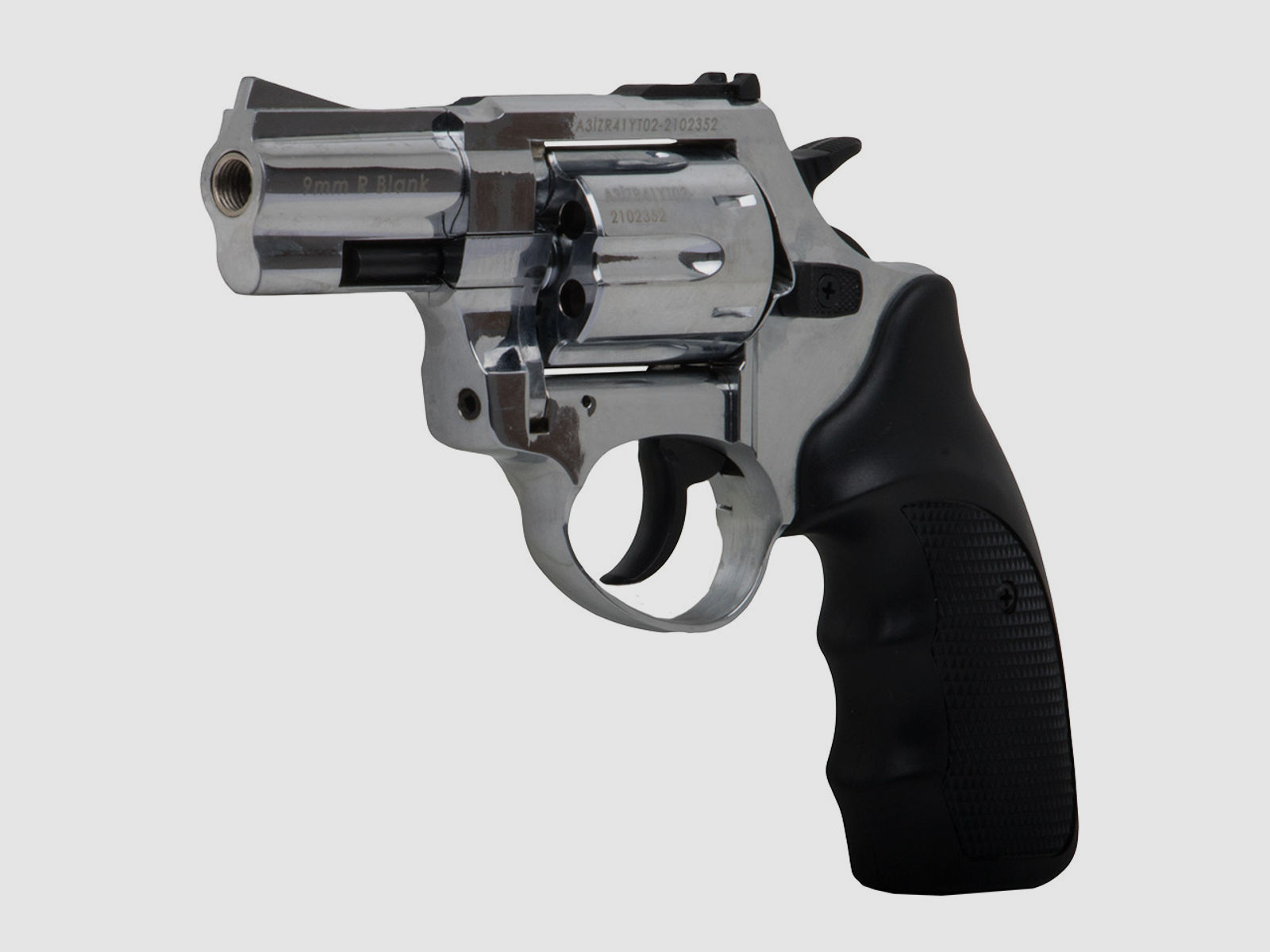 Schreckschuss Revolver Zoraki R1 Chrom 2,5 Zoll Kaliber 9 mm R.K. (P18) + 50 Schuss