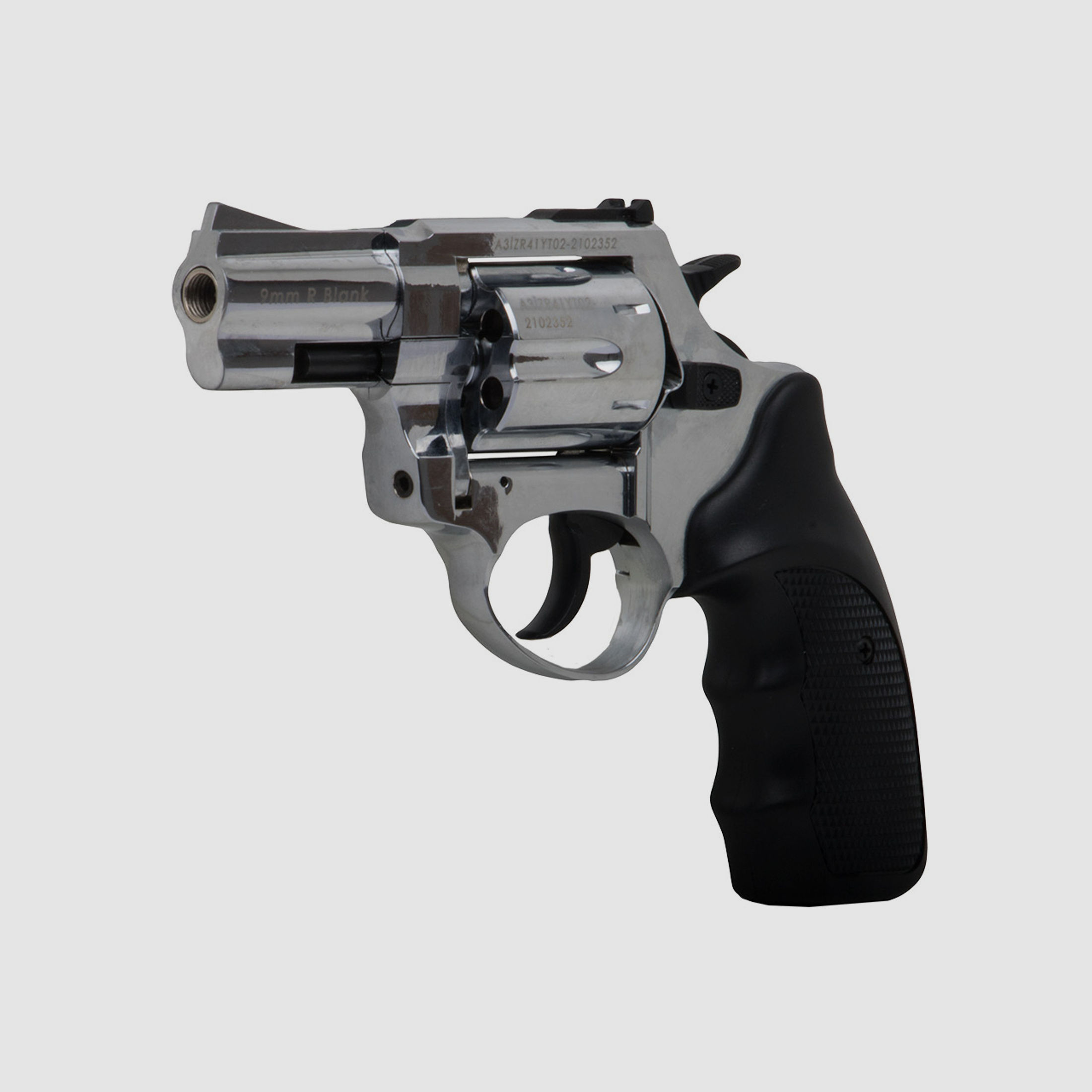 Schreckschuss Revolver Zoraki R1 Chrom 2,5 Zoll Kaliber 9 mm R.K. (P18) + 50 Schuss