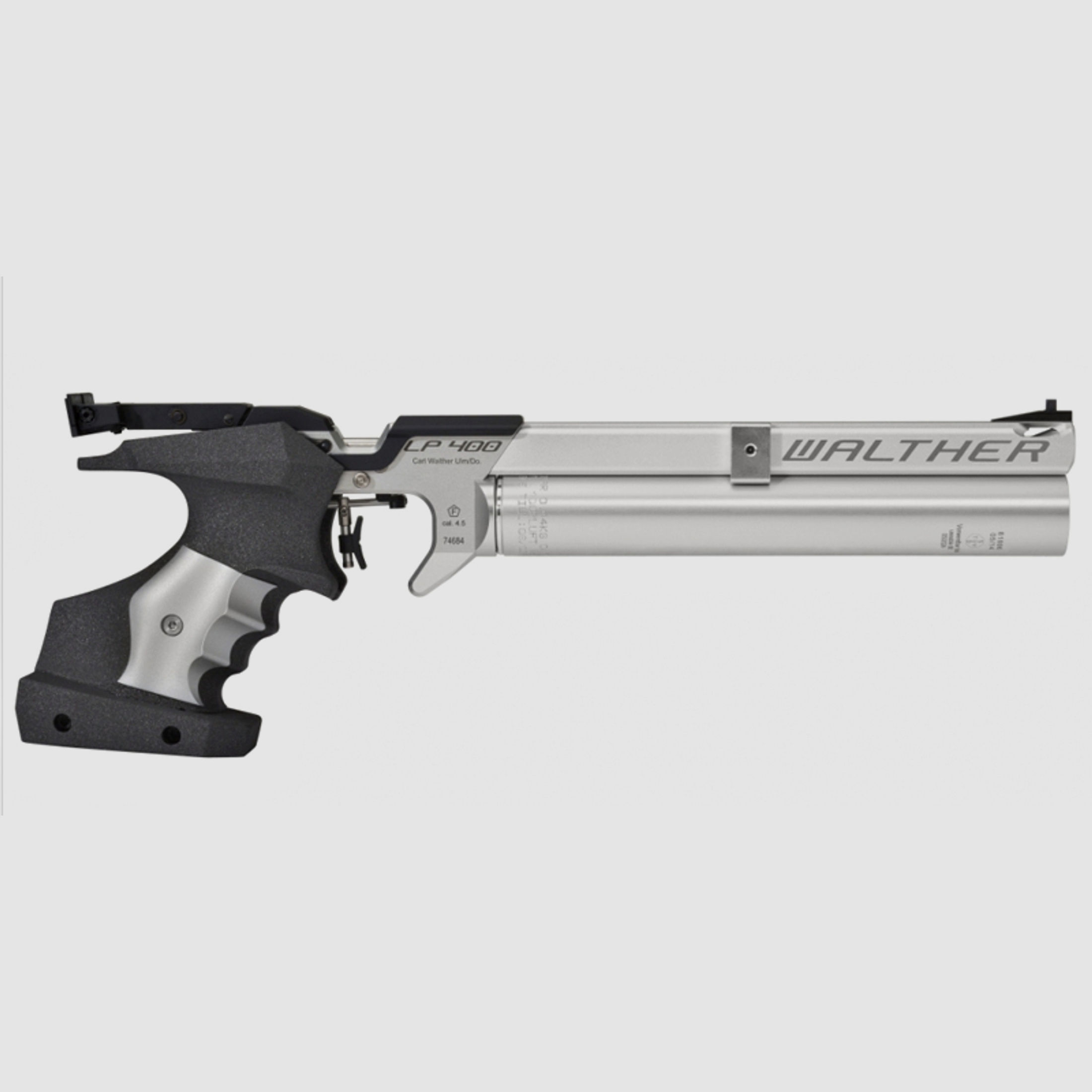 Matchpistole von Walther Modell LP400 Alu, 5D PROTOUCH Griff rechts M-L (P18)