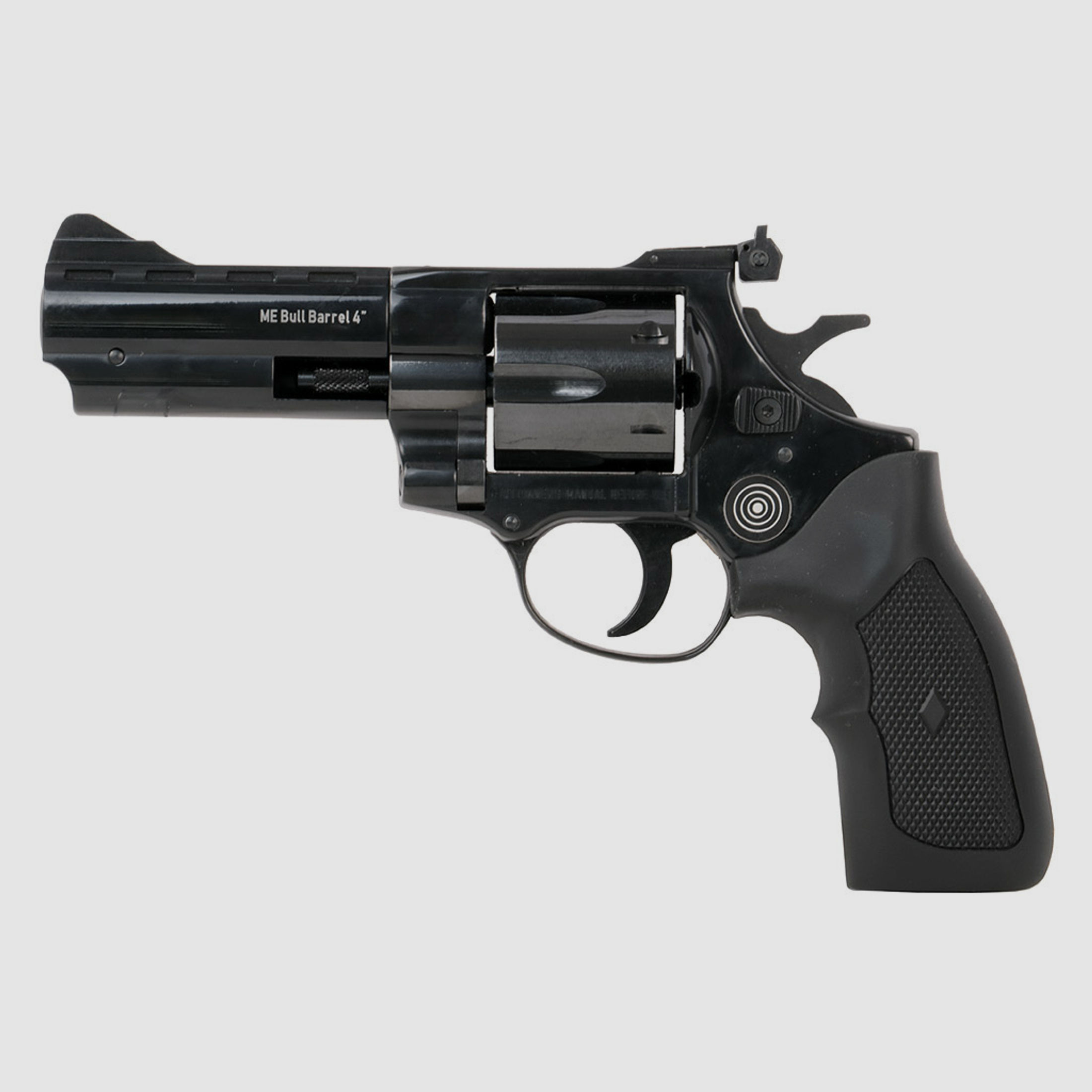LEP Druckluft Revolver ME Bull Barrel 4 Zoll brĂĽniert Kaliber 5,5 mm (P18)