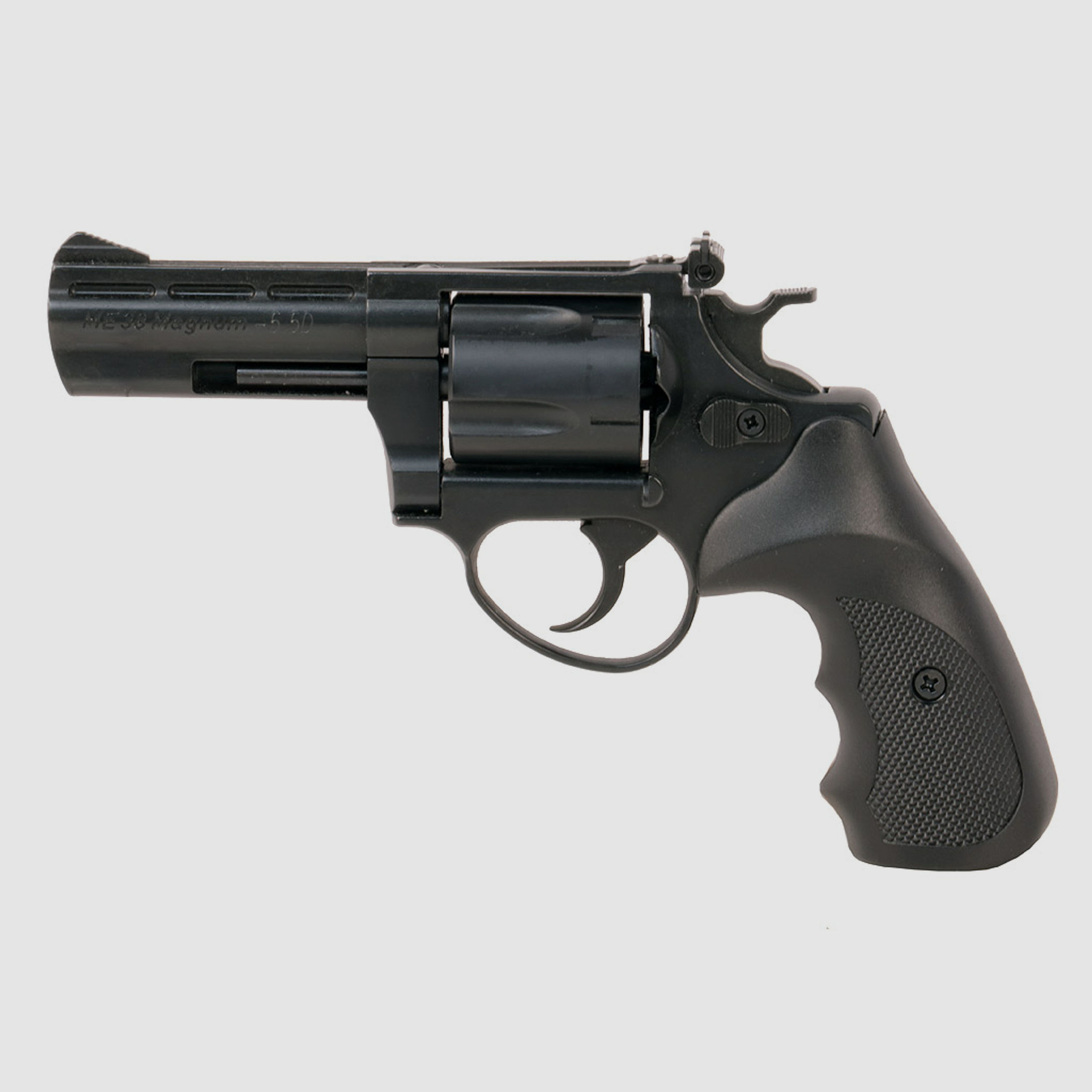 LEP Druckluft Revolver ME 38 Magnum brĂĽniert Kaliber 5,5 mm (P18)