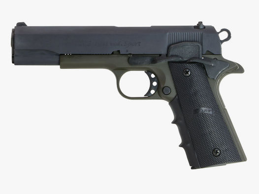 Schreckschuss Pistole Melcher Colour Concept ME 1911 Sport black oliv Kaliber 9 mm P.A.K. (P18)