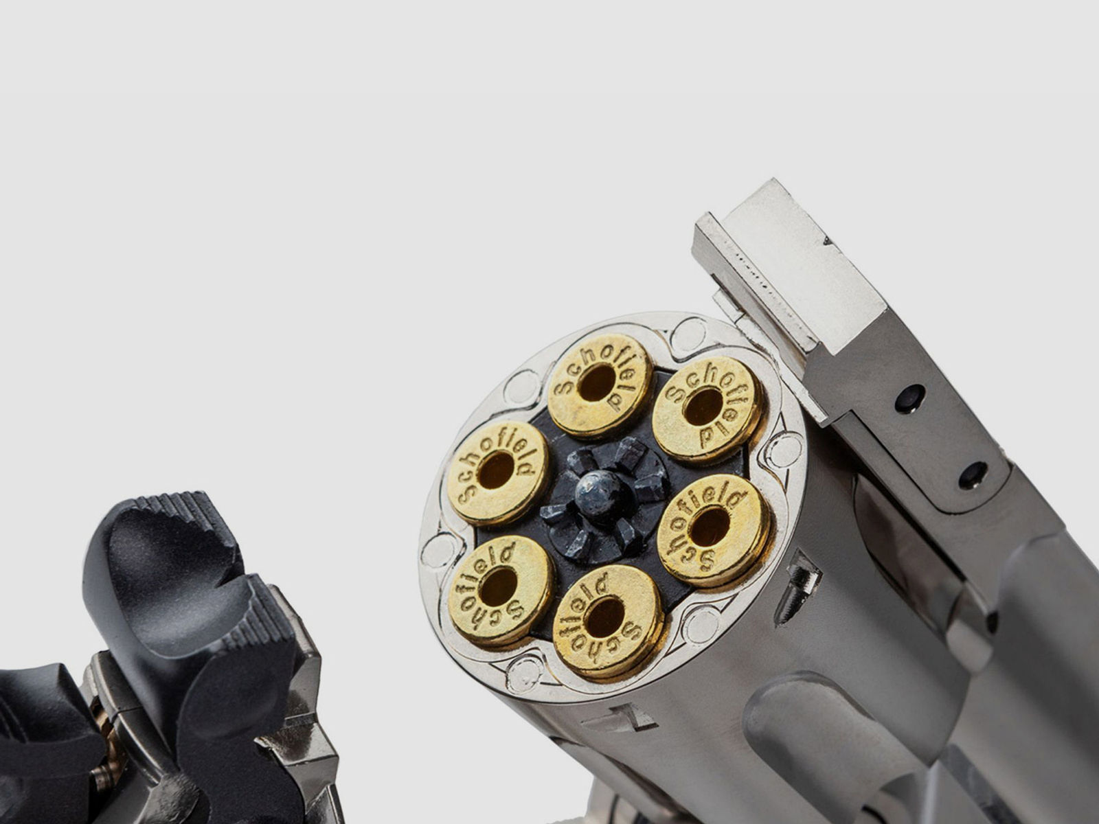 CO2 Softair Revolver ASG Schofield 6 Zoll Silver silber Kaliber 6 mm BB (P18)