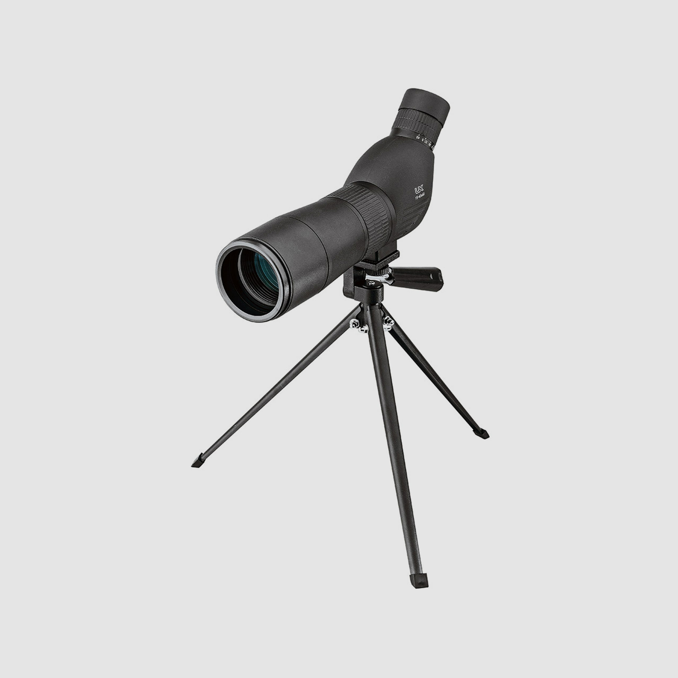 Spektiv Zoomspektiv Beobachtungsfernrohr Umarex UX Spotting Scope 15-45x60 mit Stativ