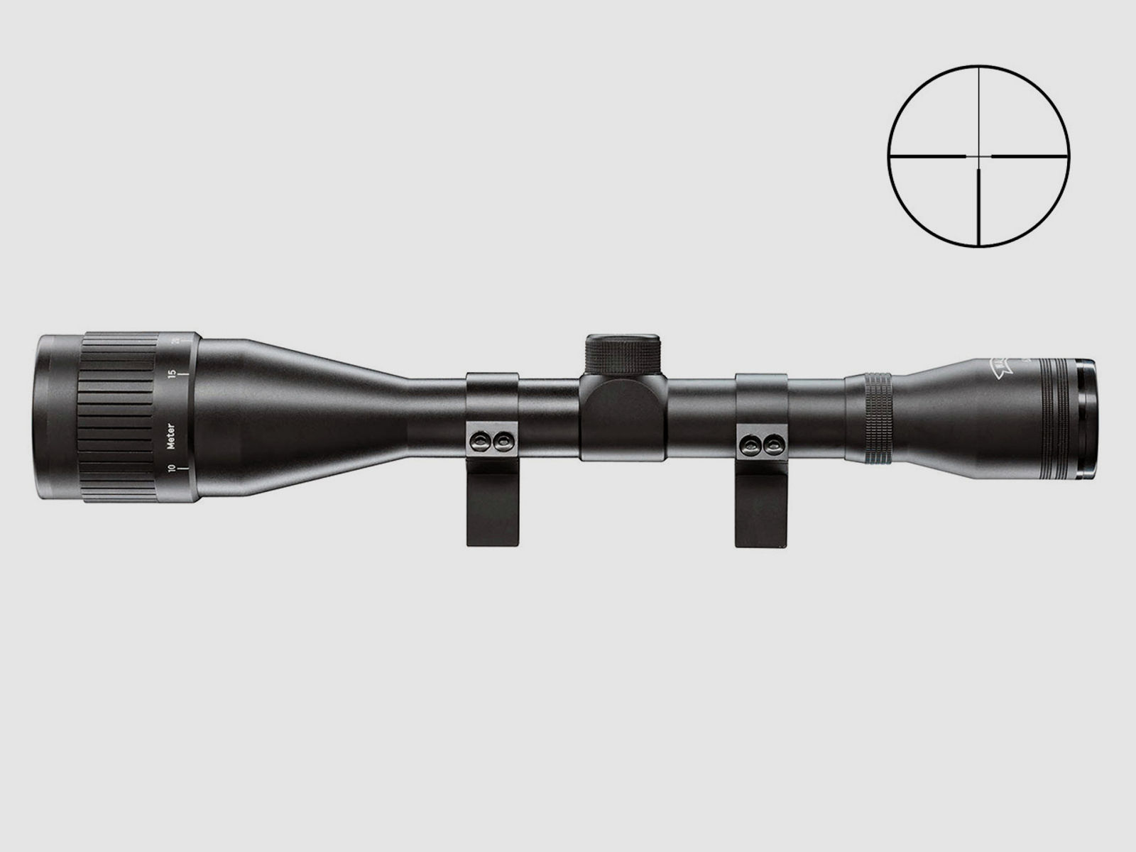 Zielfernrohr Walther 6x42 Absehen 4 Parallaxeverstellung am Objektiv 1 Zoll Tubus inklusive Ringmontagen fĂĽr 11 mm Prismenschienen