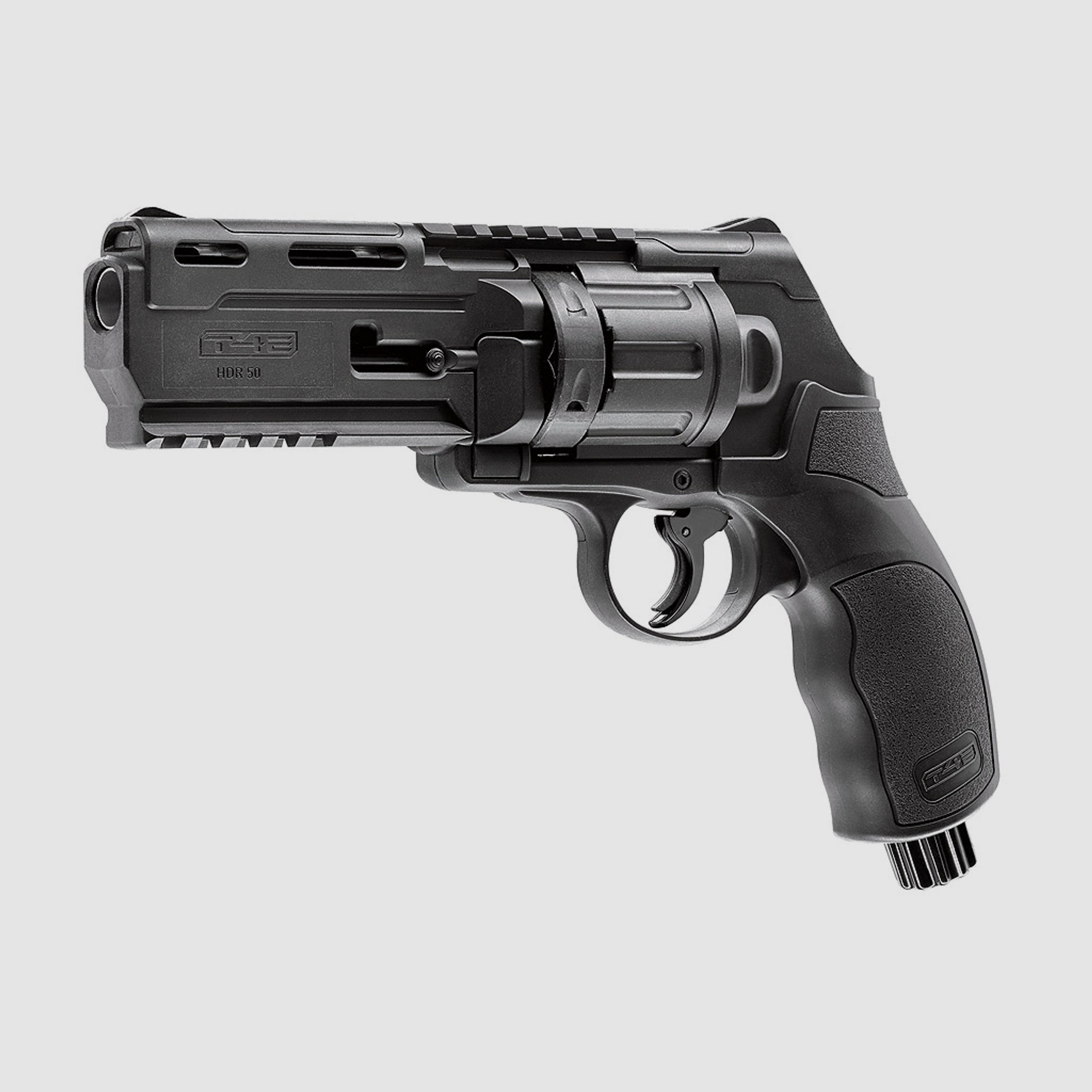 CO2 Markierer Home Defense Revolver Umarex T4E HDR 50 fĂĽr Gummi-, Pfeffer- u. Farbkugeln Kaliber .50 (P18) + 100 Rubberballs und 10 CO2 Kapseln