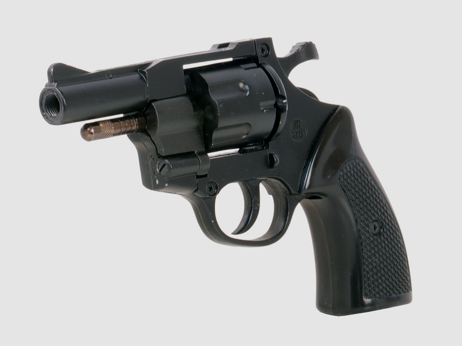 Schreckschuss Revolver Umarex Champion Beschuss 1993 Druckguss schwarz Kaliber 9 mm R.K. (P18)+ 50 Schuss und Ballistol