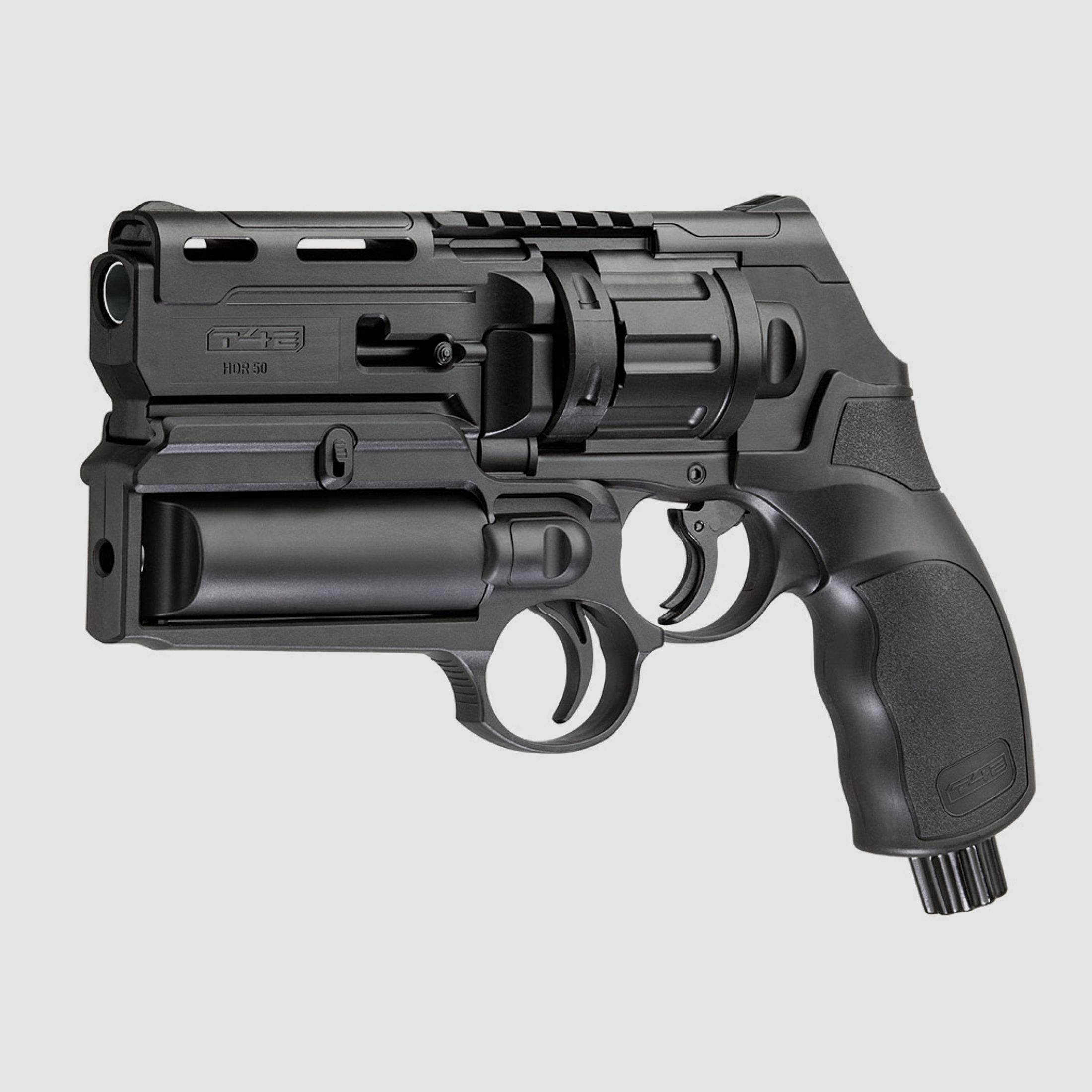 Launcher fĂĽr CO2 Markierer Home Defense Revolver Umarex T4E HDR 50 passend fĂĽr Walther P2P PGS Abwehrspray Kartuschen