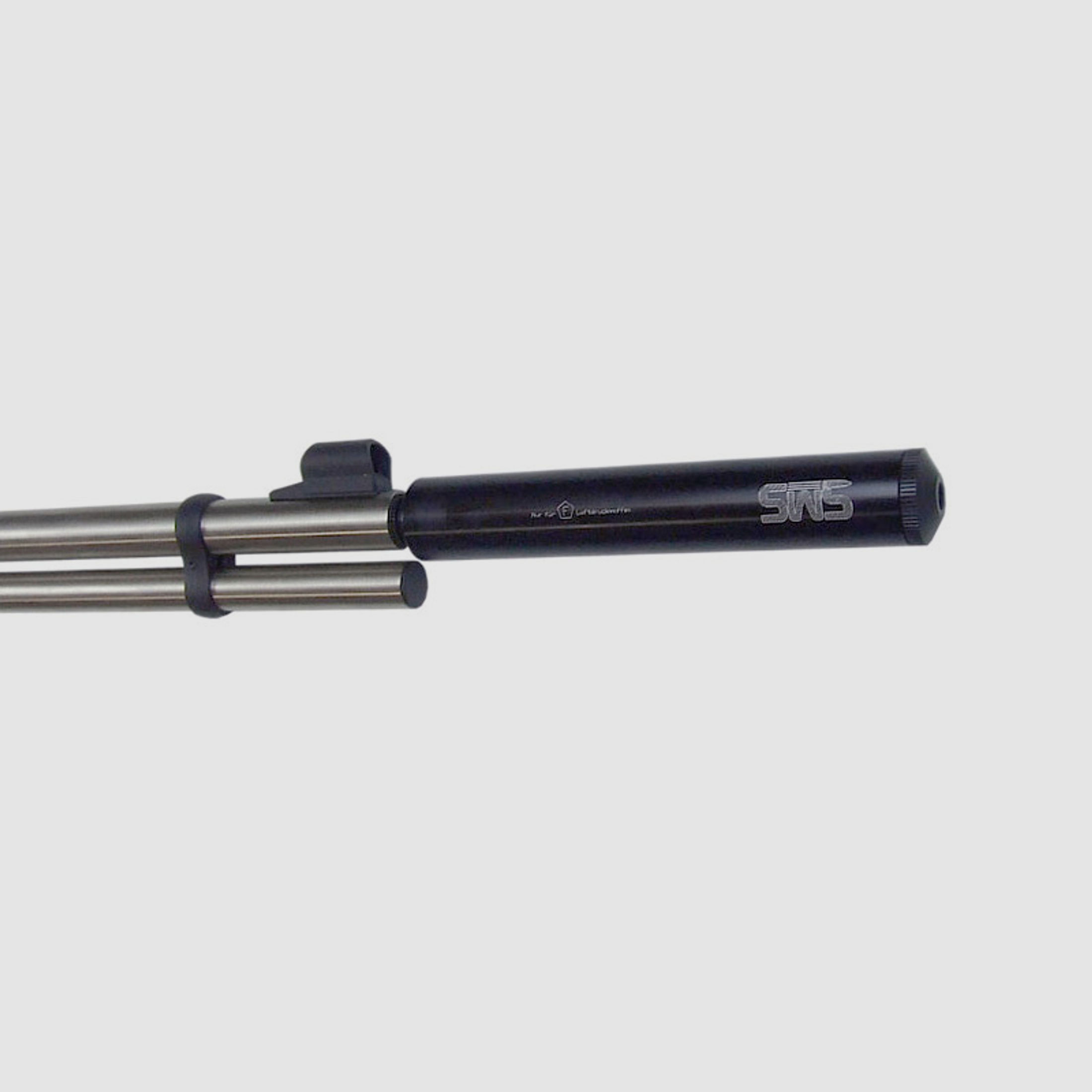 CO2 Gewehr Walther Lever Action Steel Finish mit Adapter und SWS SchalldĂ¤mpfe Kaliber 4,5 mm (P18)