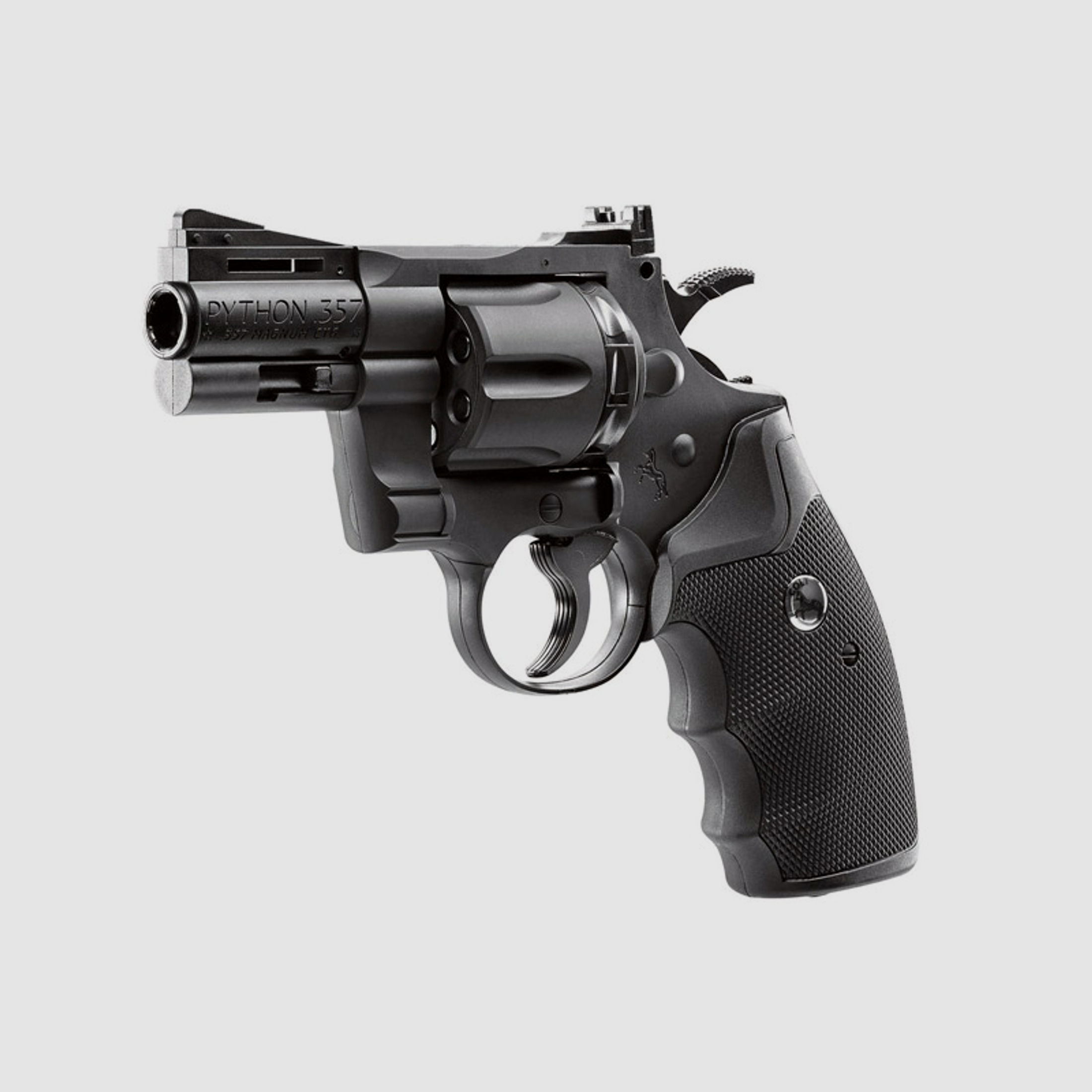 CO2 Revolver Colt Python 357 2,5 Zoll Kaliber 4,5 mm BB und Diabolo (P18)