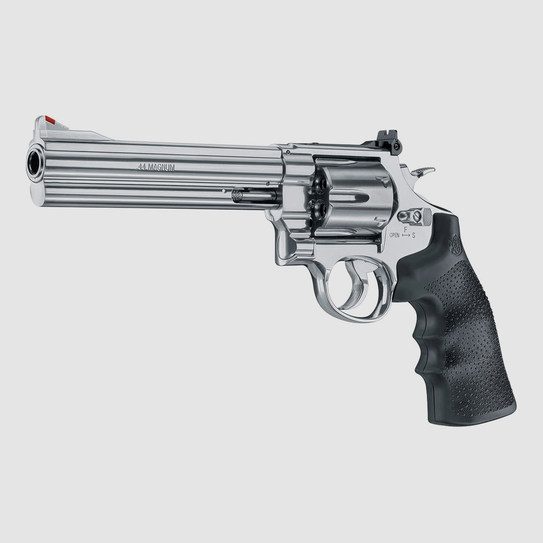 CO2 Revolver Smith & Wesson 629 Classic 6,5 Zoll Steel Finish schwarze Griffschalen Kaliber 4,5 mm Diabolo (P18)