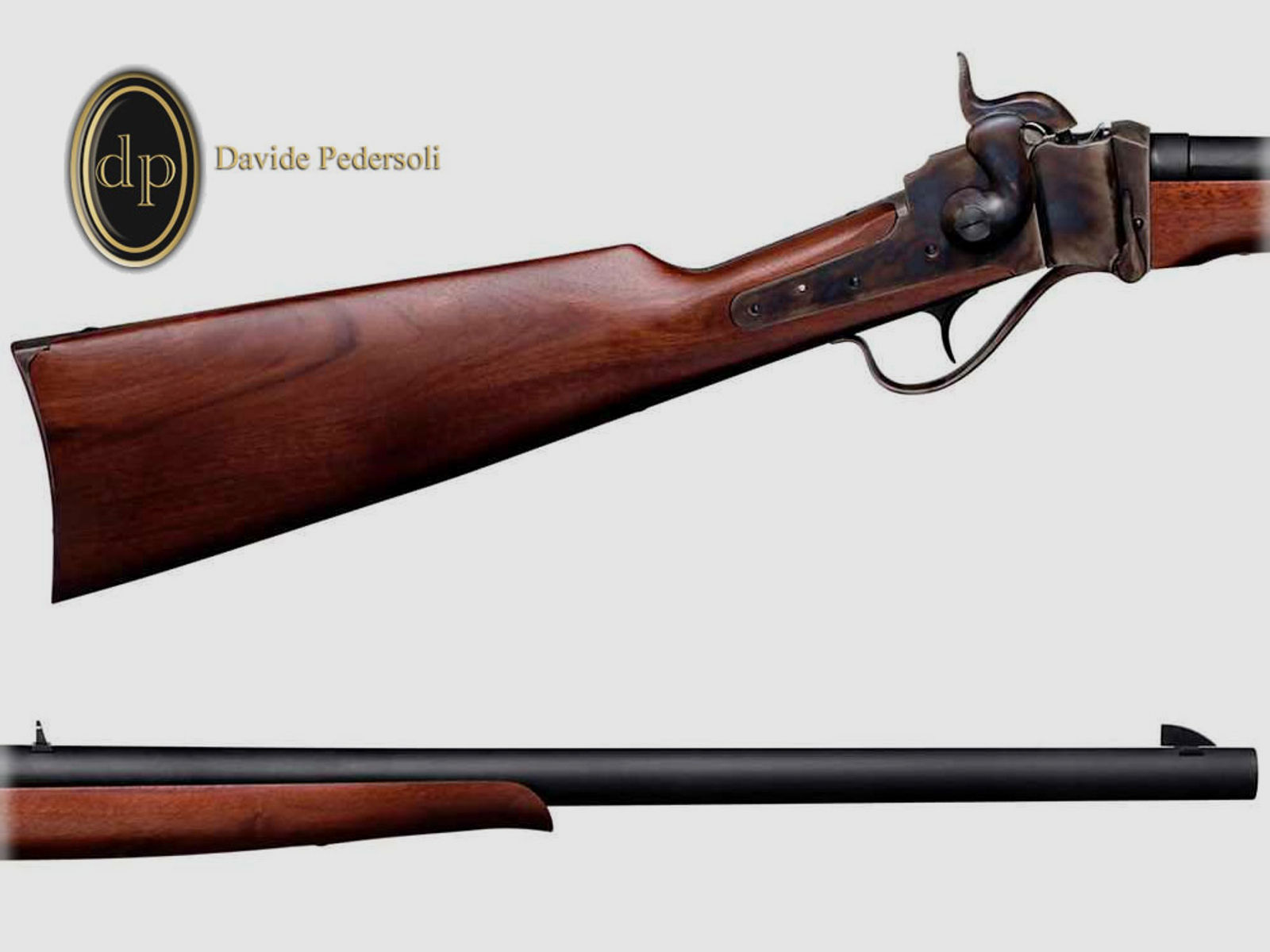 Davide Pedersoli Sharps Carbine Civilian Model Perkussionsgewehr, Kal. .45 (P18)