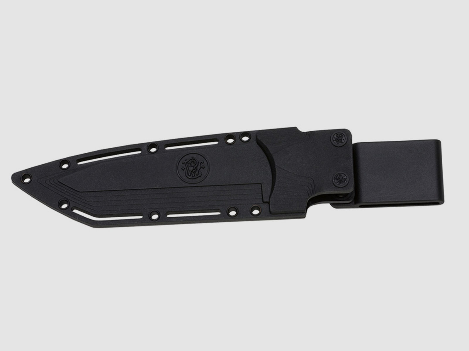 Outdoormesser Smith & Wesson Stahl 9Cr17 KlingenlĂ¤nge 13 cm Tantoklinge inklusive Kunststoffscheide (P18)