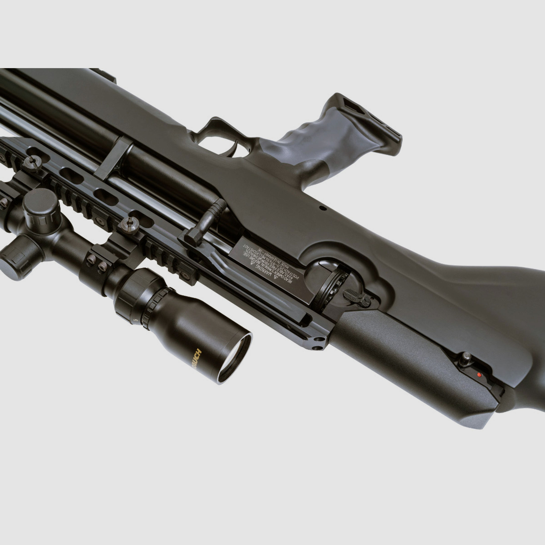 Pressluftgewehr Weihrauch HW 100 Bullpup, Synthetikschaft, SchalldĂ¤mpfer, Kaliber 5,5 mm (P18)