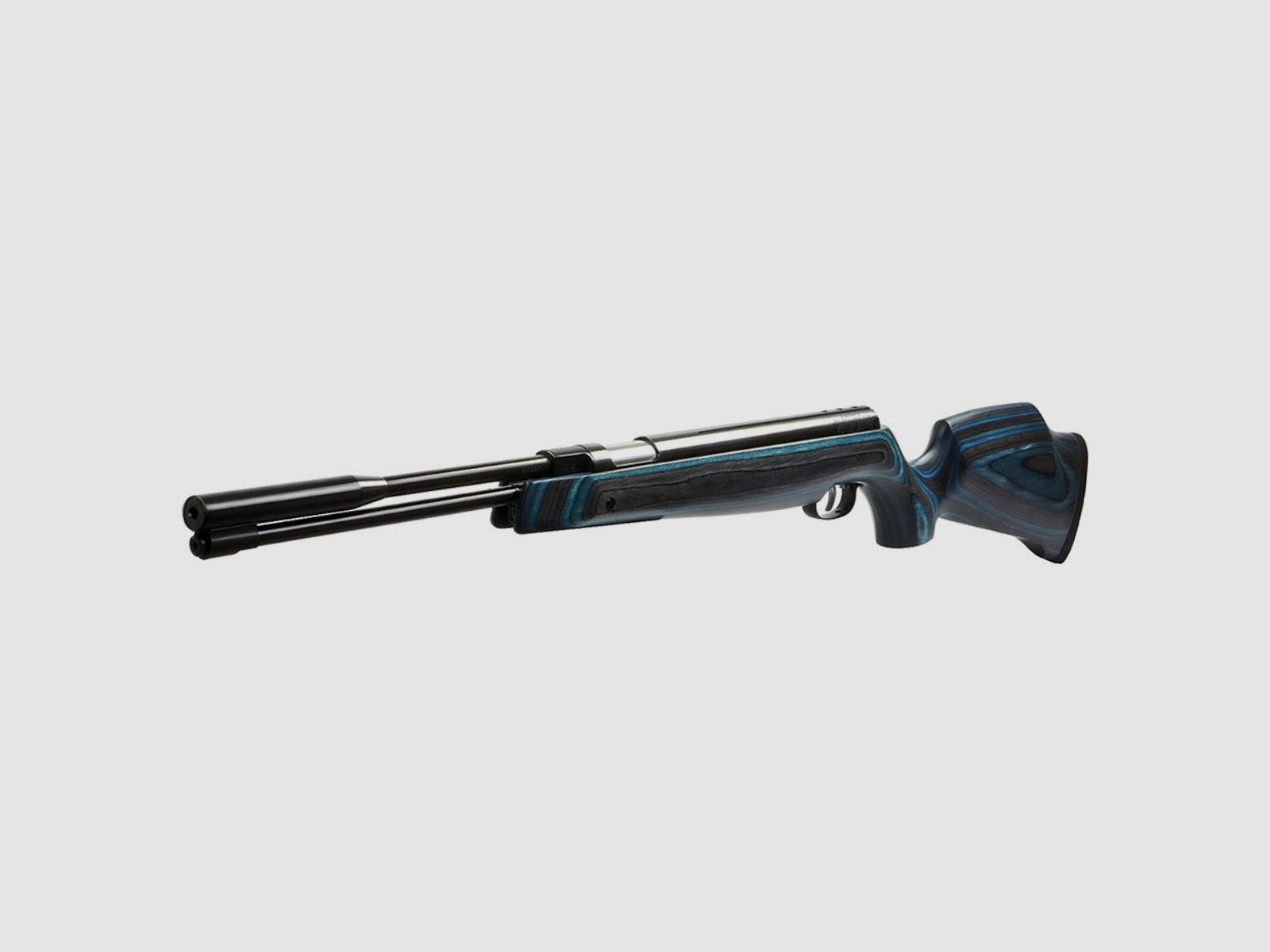 Starrlauf Luftgewehr Weihrauch HW 97 K Blue SD blauer Schichtholzschaft SchalldĂ¤mpfereinsatz Kaliber 4,5 mm (P18)