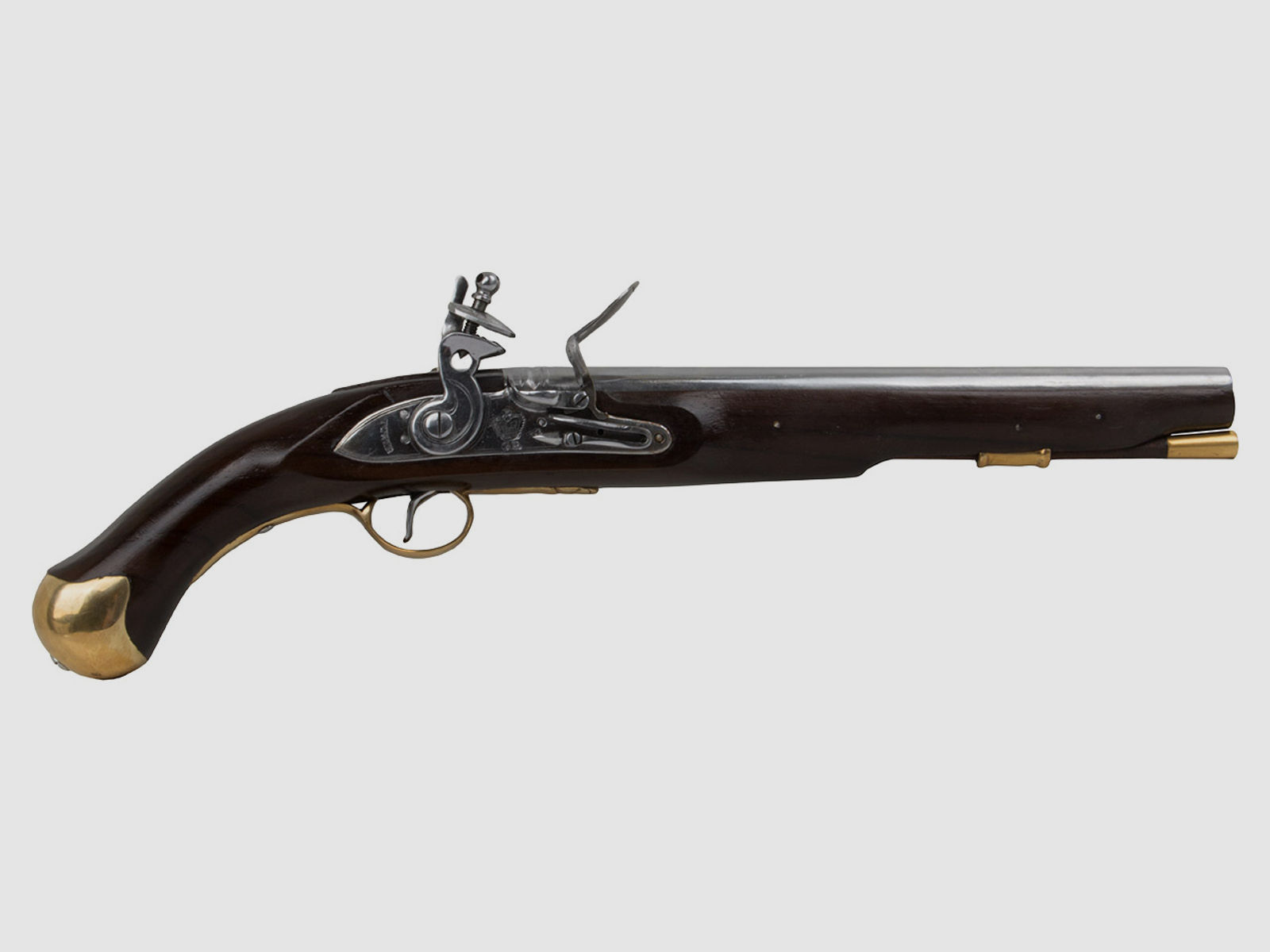 Vorderlader Steinschlosspistole British Royal Navy Sea Service Pistol Pattern 1756 Kaliber .62 bzw. 15,8 mm (P18)