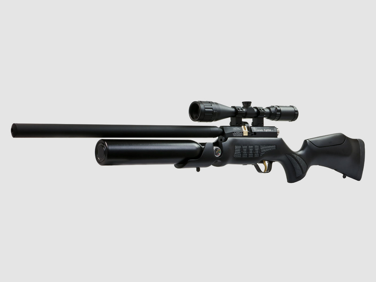 Pressluftgewehr SWS Cometa Lynx V10 MK2 Black inklusive Zielfernrohr 3-9x40 AO Kaliber 4,5 mm (P18)