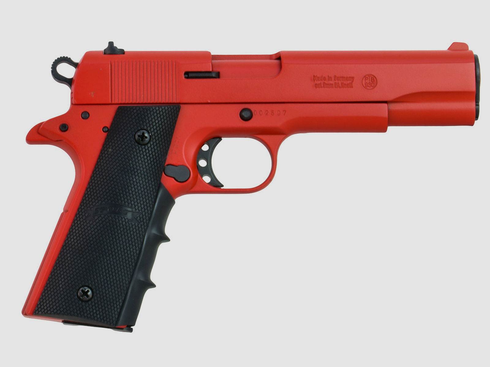 Schreckschuss Pistole Melcher Colour Concept ME 1911 Sport red Kaliber 9 mm P.A.K. (P18) + 50 Schuss