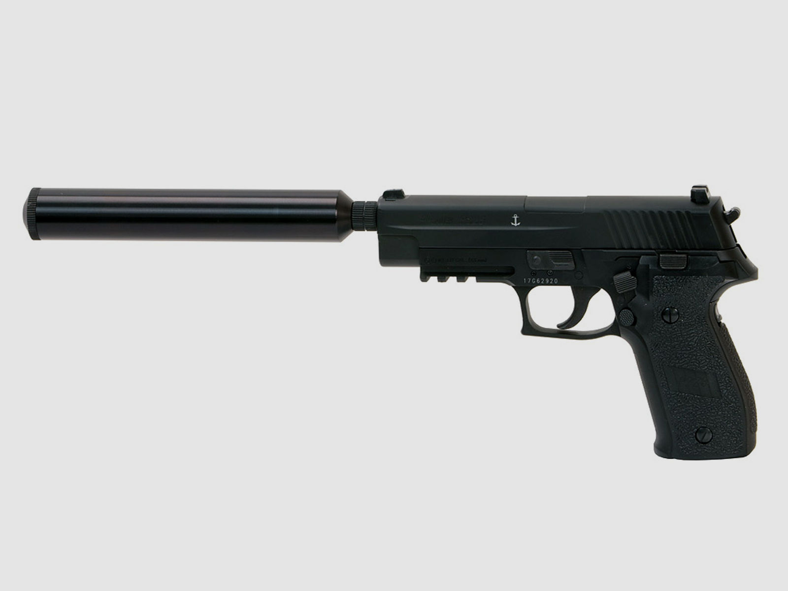 SchalldĂ¤mpferadapter fĂĽr CO2 Pistolen Sig Sauer P226, Kaliber 4,5 mm Diabolo
