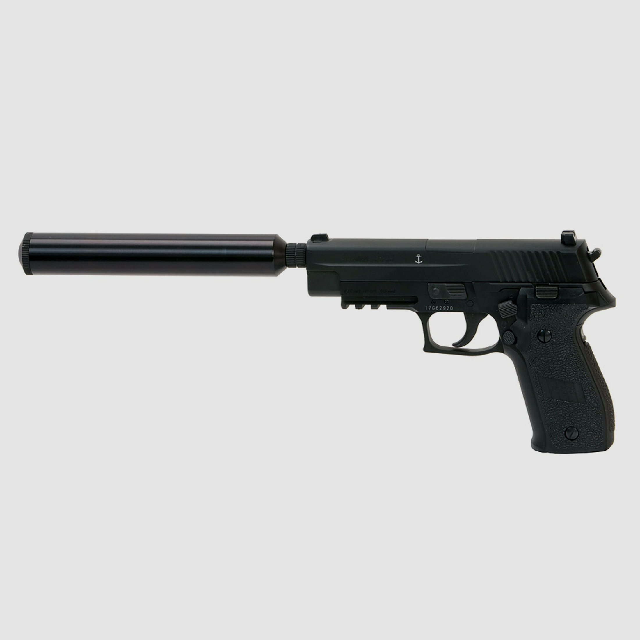 SchalldĂ¤mpferadapter fĂĽr CO2 Pistolen Sig Sauer P226, Kaliber 4,5 mm Diabolo
