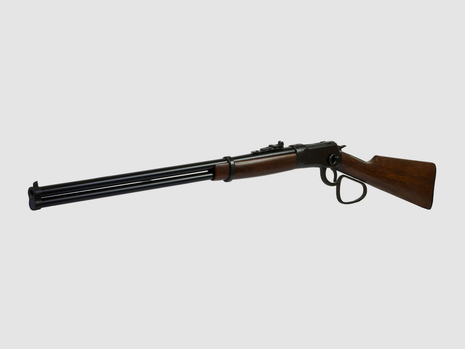 Deko Westerngewehr Kolser Winchester Mod. 92 Carbine Long Range USA 1892 voll beweglich LĂ¤nge 108 cm schwarz