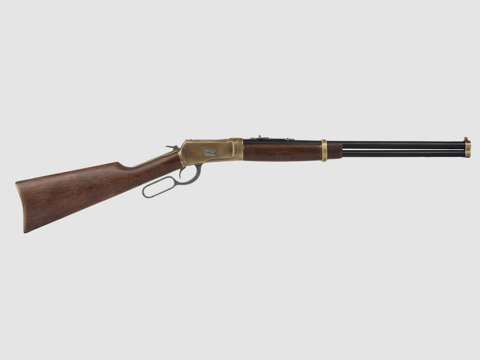 Deko Westerngewehr Kolser Winchester Mod. 92 Carbine USA 1892 voll beweglich LĂ¤nge 100 cm messing
