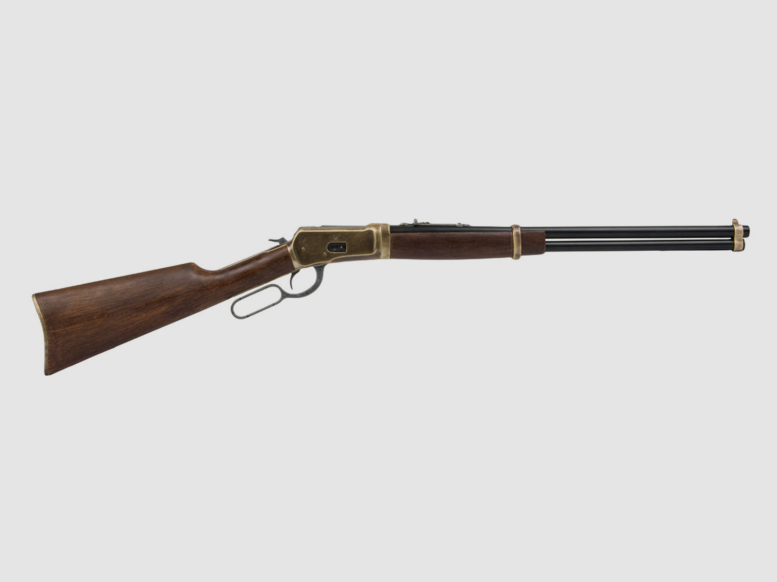 Deko Westerngewehr Kolser Winchester Mod. 92 Carbine USA 1892 realistisches Repetieren mit HĂĽlsenauswurf LĂ¤nge 100 cm messing