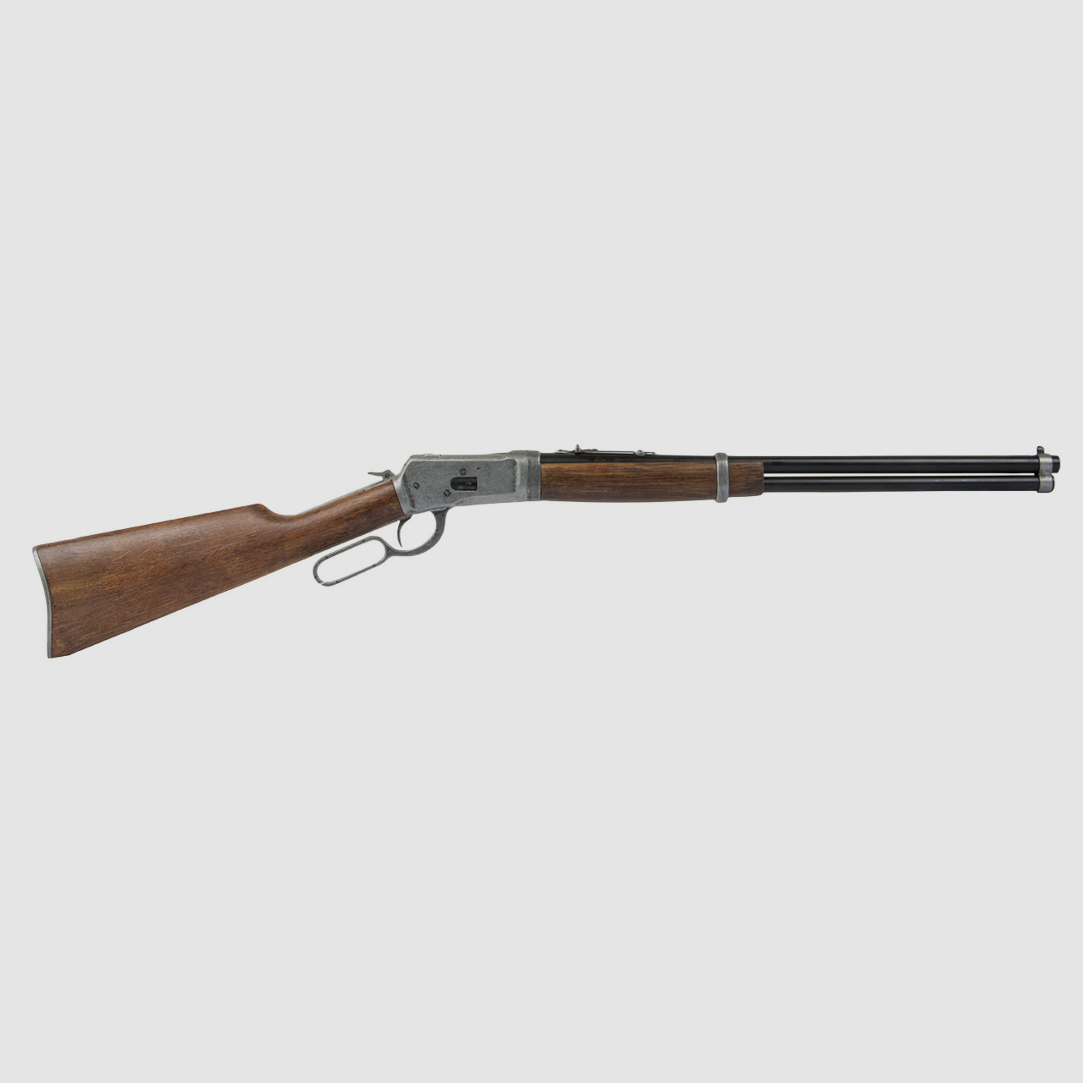 Deko Westerngewehr Kolser Winchester Mod. 92 Carbine USA 1892 voll beweglich LĂ¤nge 100 cm altgrau