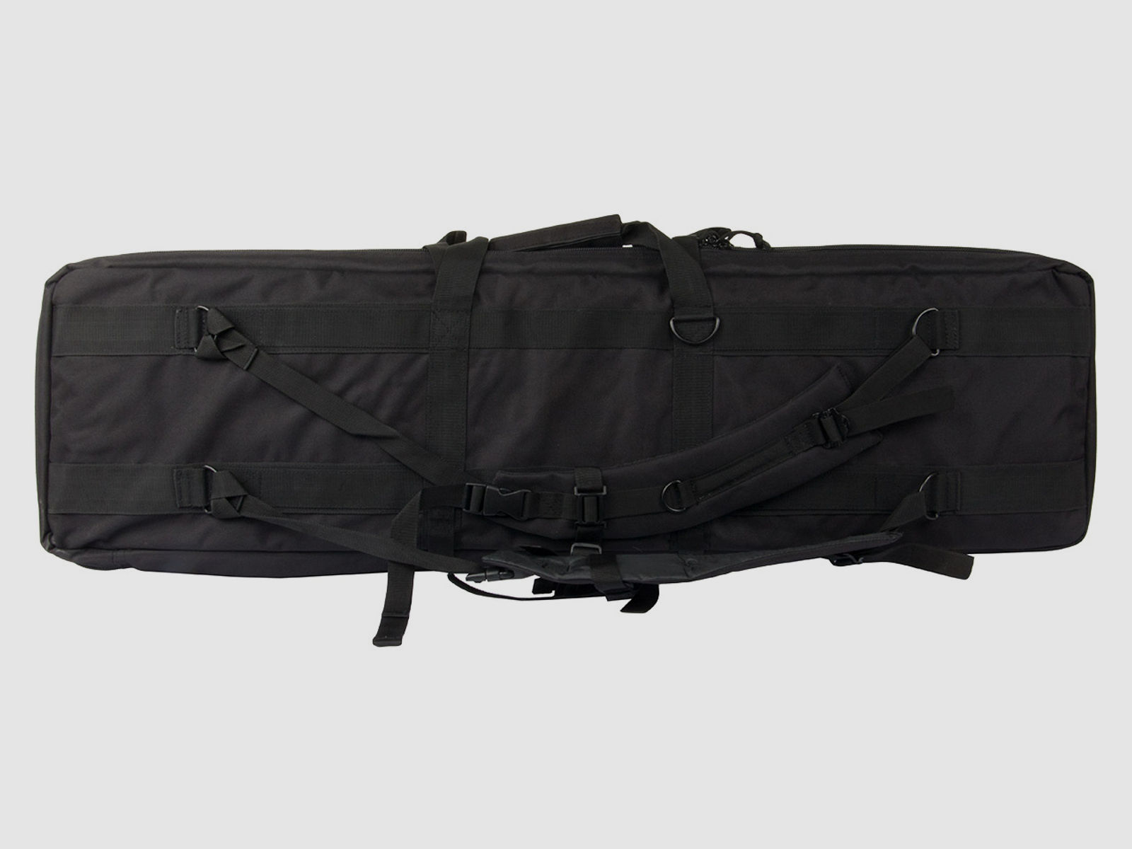 Gewehrfutteral Gewehrtasche Mil-Tec Large 105 x 23 cm abschlieĂźbar Polyester mehrere Taschen schwarz