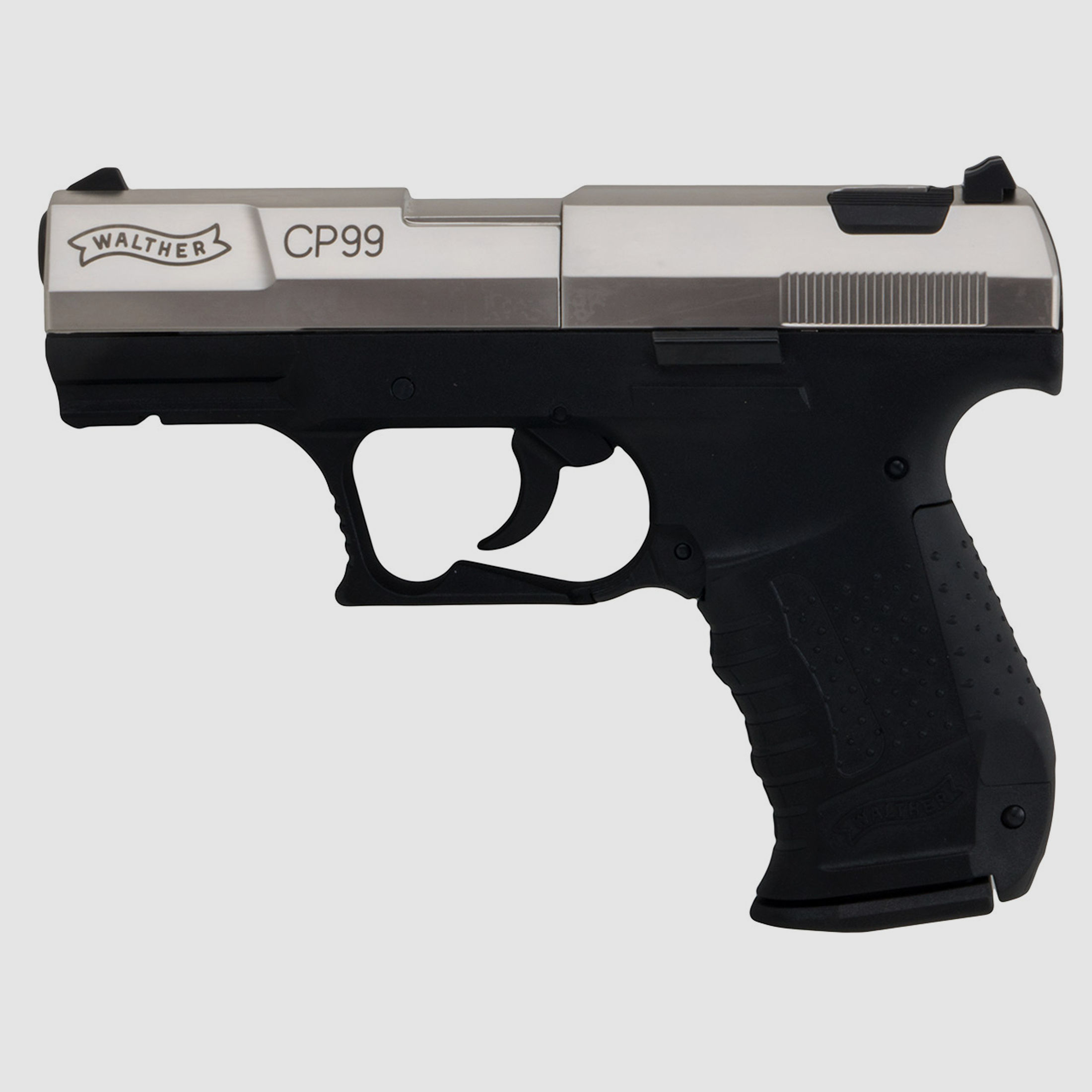 CO2 Pistole Walther CP99 Lauf 3 Zoll nickel Kaliber 4,5 mm Diabolos (P18)  Diabolos CO2 Kapsel
